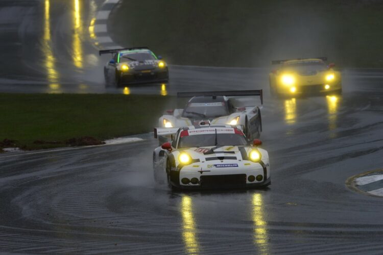 Porsche writes motorsport history with overall victory at Petit Le Mans
