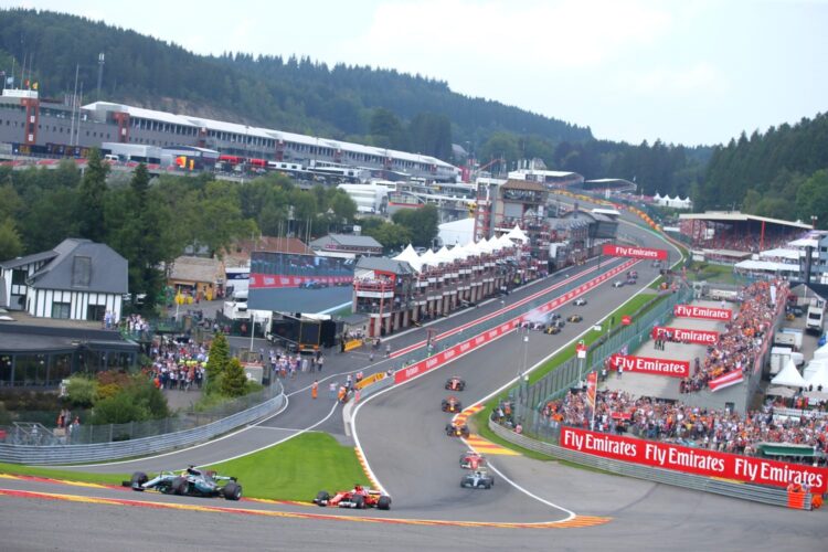 Some comparative track lap times by series