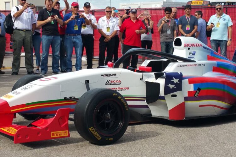 F3 Americas launches car; confirms April 2018 debut at VIR