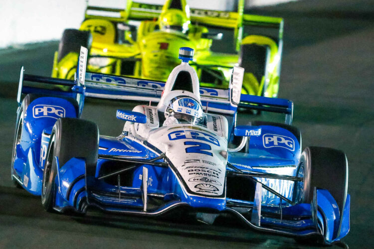 Newgarden Punts Pagenaud, Wins Gateway Going Away