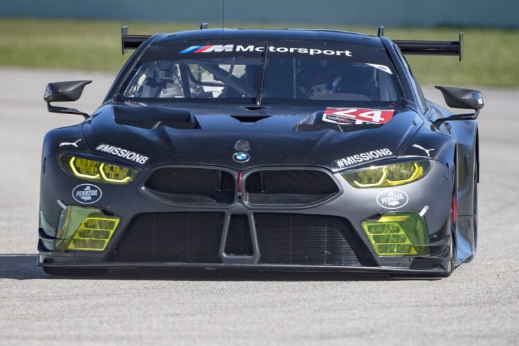 BMW Team RLL Completes First US Test of BMW M8 GTE