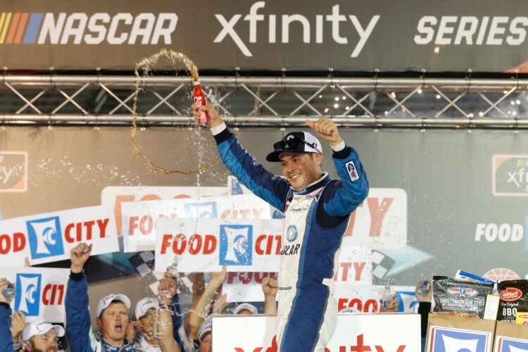 Kyle Larson Pulls Out OT Victory In Bristol Xfinity Race