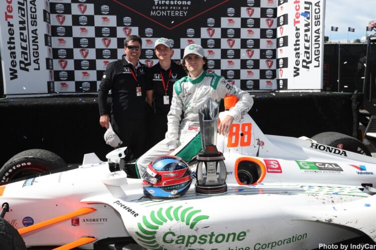 Capstone Turbine Honda team wins at Laguna Seca
