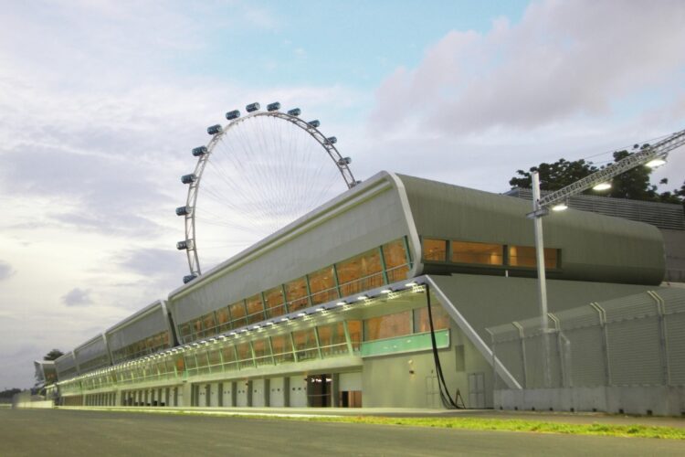 Key Singapore GP pit building completed