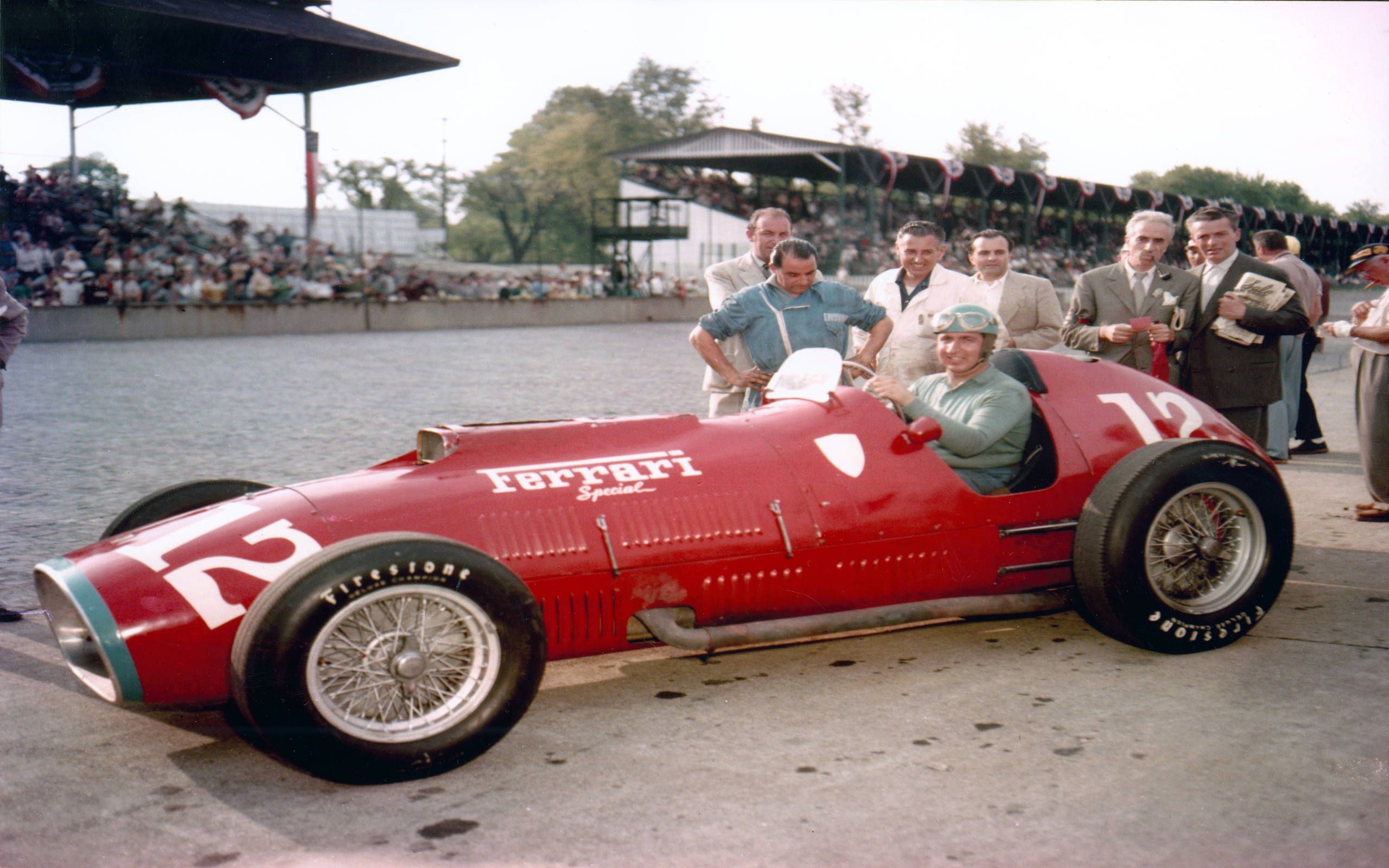 1952 Indy 500 - Alberto Ascari drove the Ferrari 37 in the Indy 500, the only time a Ferrari ever raced in the 500