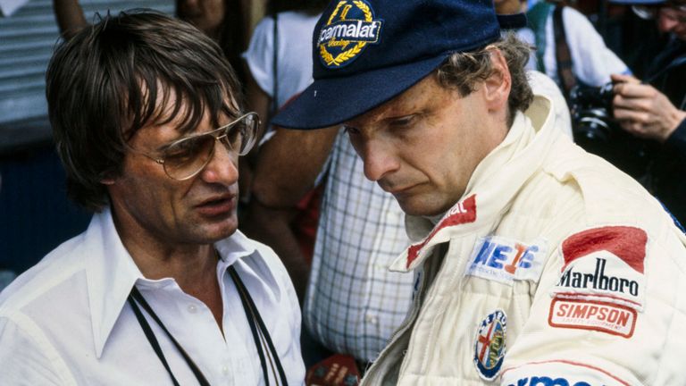 Lauda drove for Ecclestone in 1978 for the Brabham team