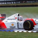 Michael Andretti at Silverstone in 1993. He drove alongside Aryton Senna for McLaren but was thoroughly screwed over by Ron Dennis and left F1 after the Italian GP, his only podium. He has unfinished business in F1