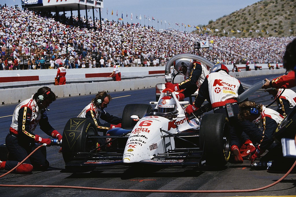 Andretti winning at Phoenix 1993
