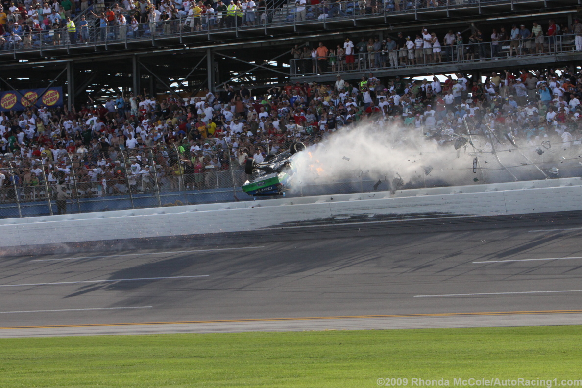 2009 at Daytona - cars going 200 mph will fly, always have, always will