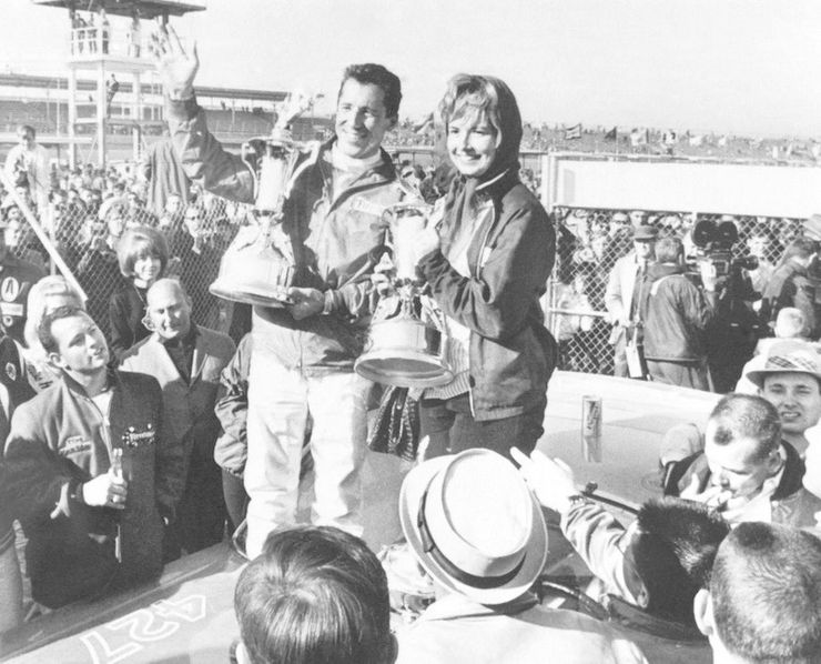 1967 Daytona 500 winner Mario Andretti with wife Dee Ann