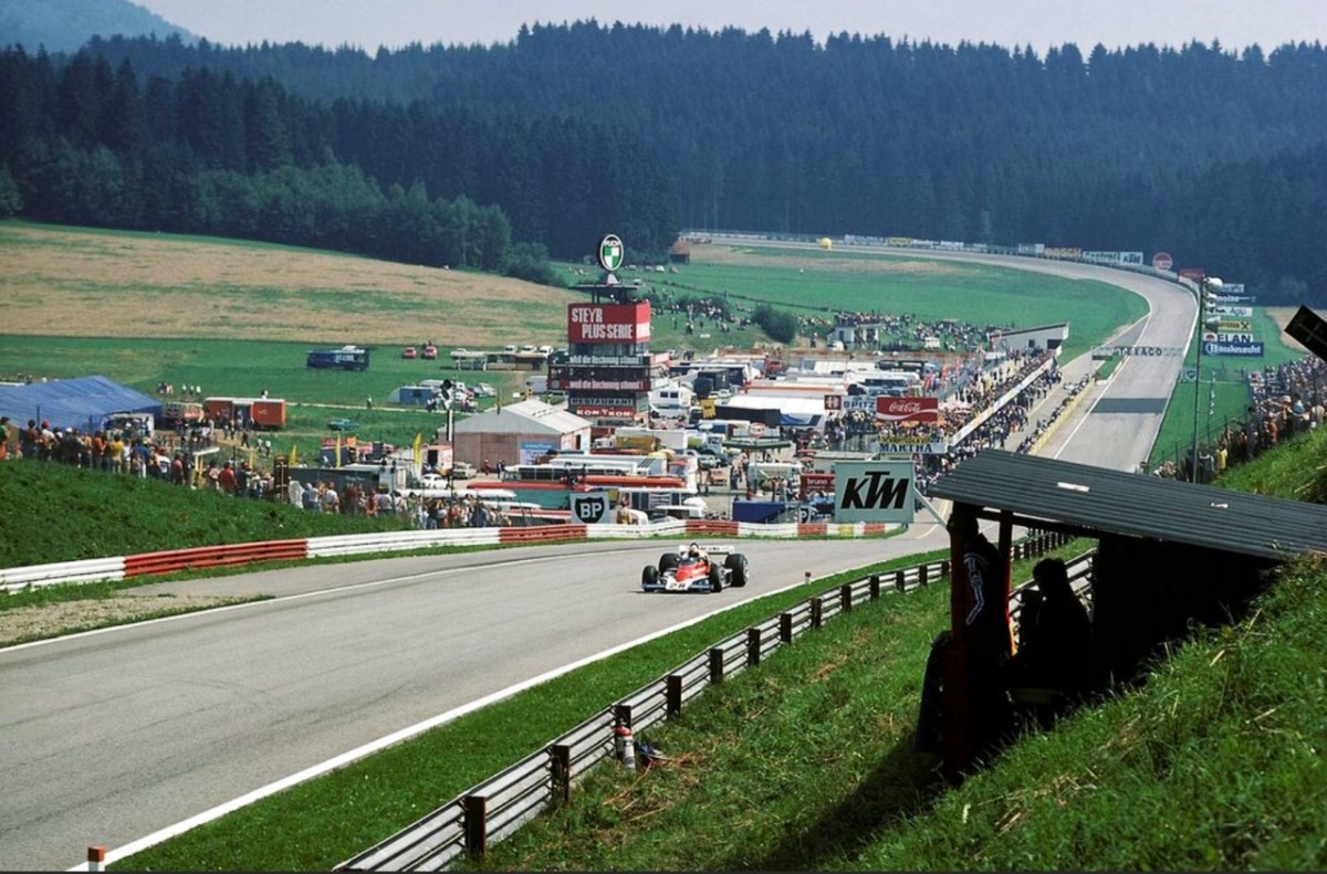 John Watson's Penske at the old Osterreichring