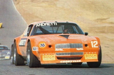 Mario Andretti 1979 IROC Camaro at Riverside