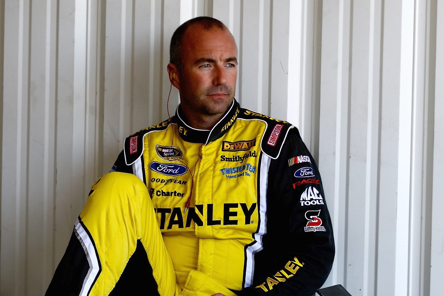 Australian NASCAR Driver Marcus Ambrose. 2014 Pocono Raceway. Getty Images for NASCAR