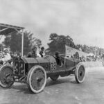 An original 1911 photo on the grid of the first Indy 500