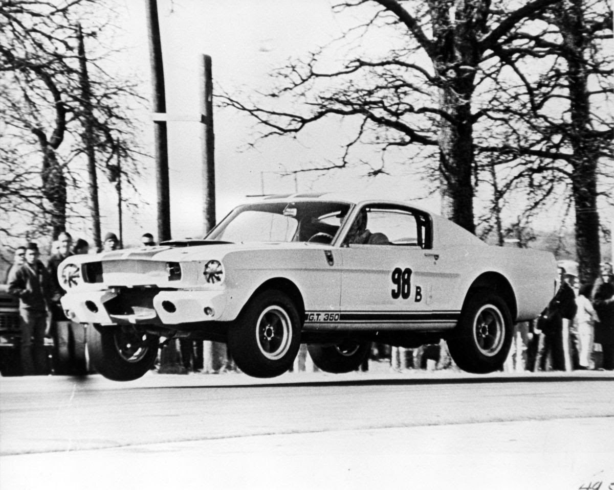 Ken Miles in the 1965 Shelby GT350R