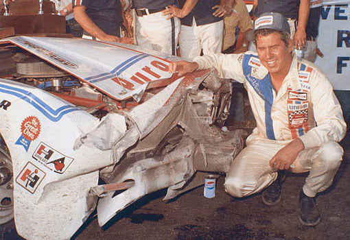 Winning the famous 1976 Daytona 500