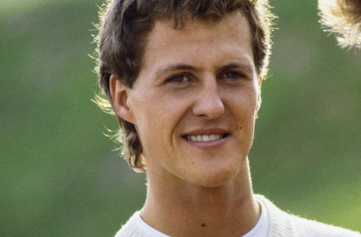 A young Michael Schumacher