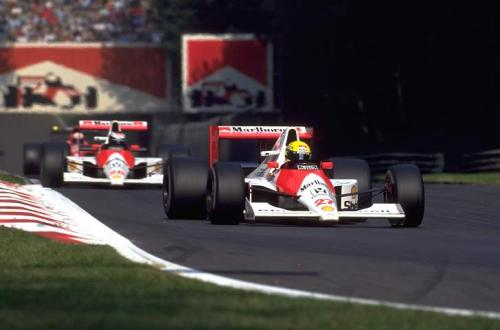 Senna out front at Monza in 1990