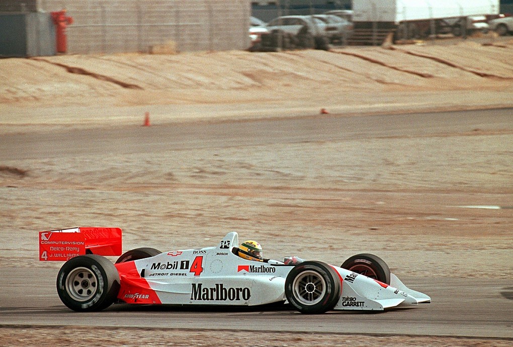 Ayrton Senna in 1992 at Firebird