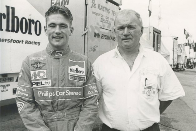 Frans Verstappen with his son Jos back when Jos started in F1