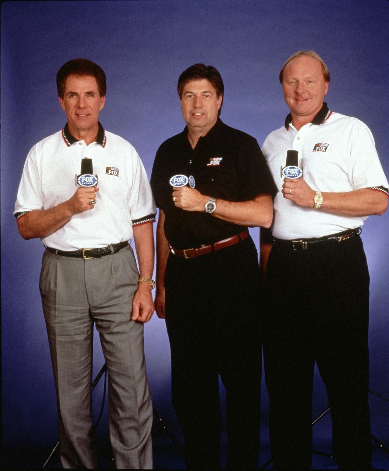 Back when it all began - Waltrip with Mike Joy and Larry McReynolds