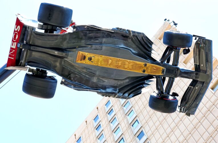 F1:  Underside of upgraded Mercedes revealed