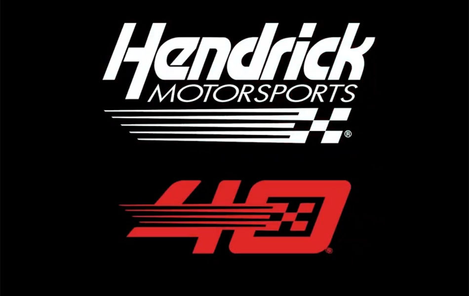 Hendrick Motorsports 40th Anniversary Logo