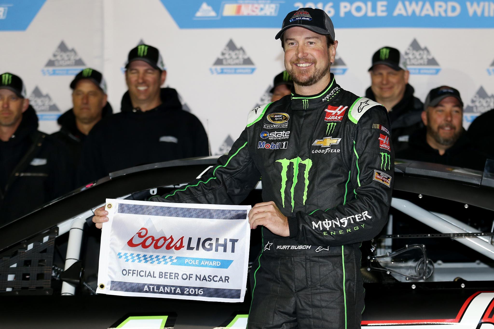 Kurt Busch Wins Pole After Kyle Busch Disqualified