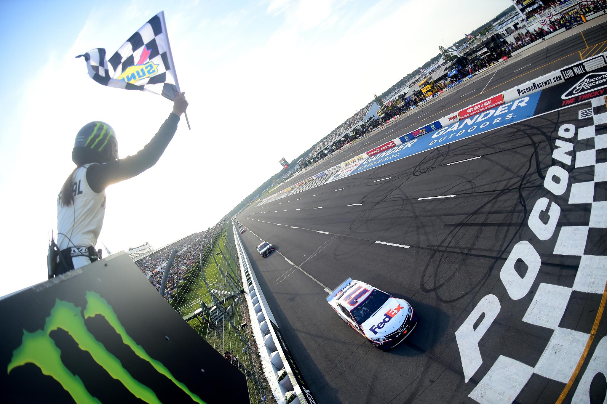 Hamlin loved the traction compound in winning at Pocono