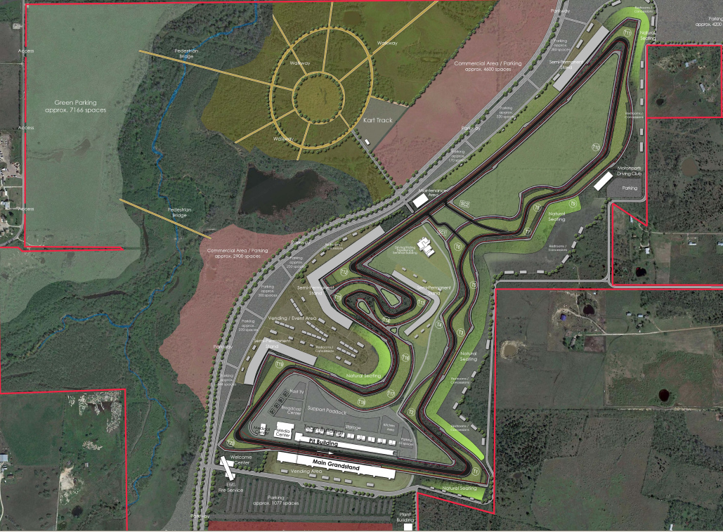 COTA circuit layout