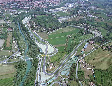 Imola from the air
