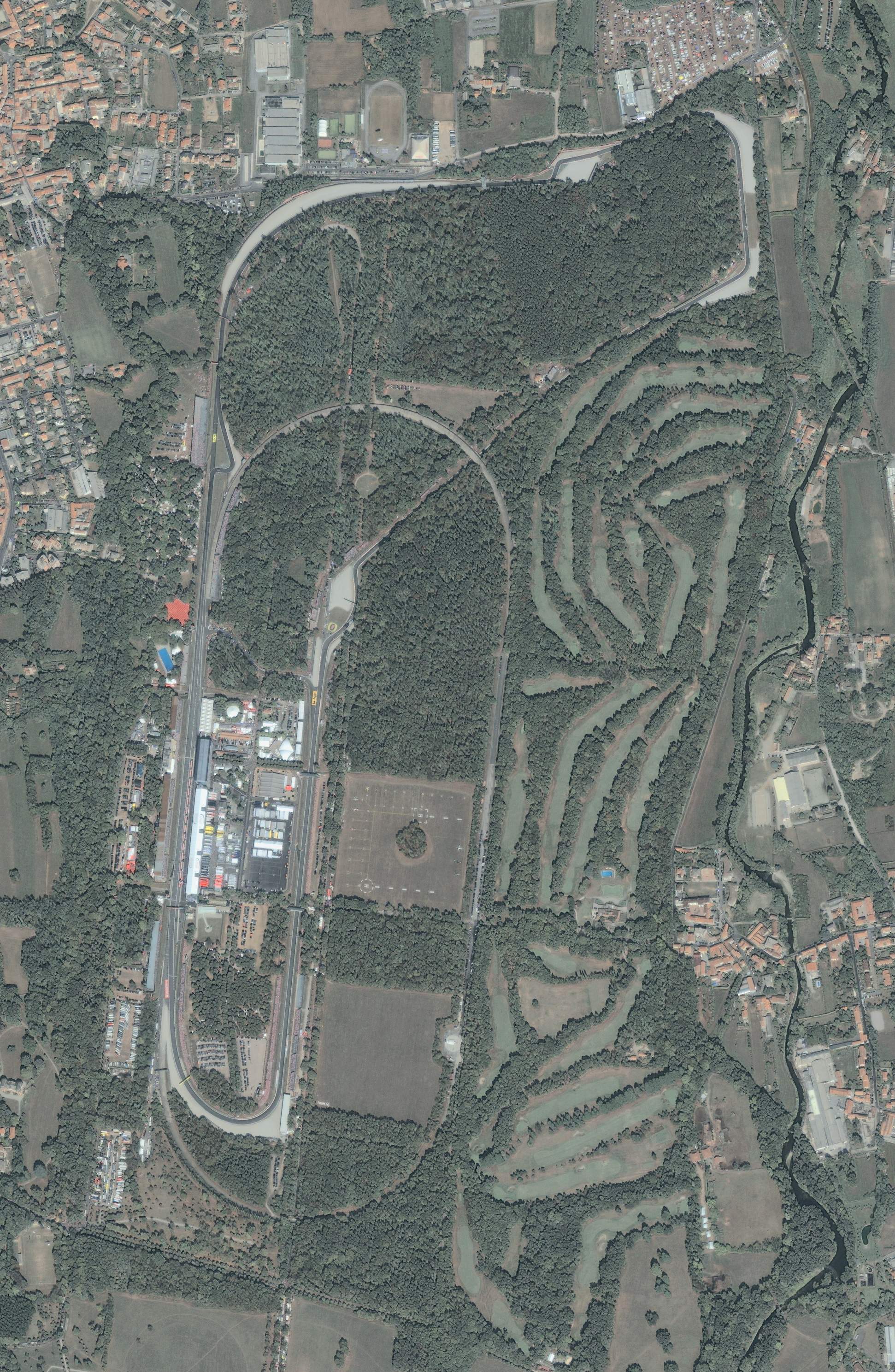 Monza from the air