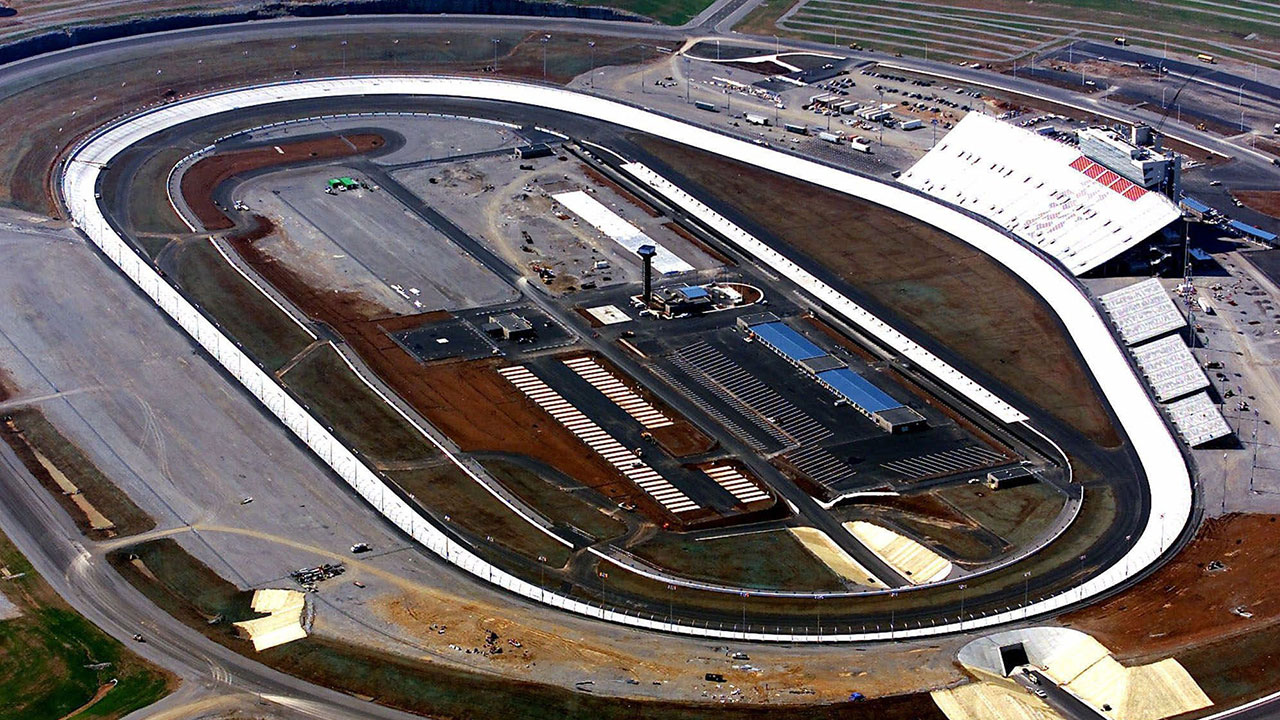 The track is all concrete and once hosted IndyCar races