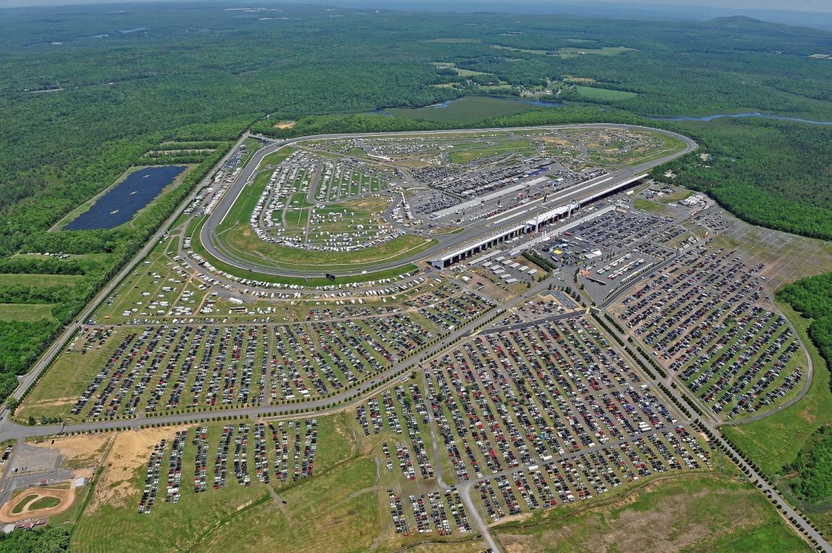 Pocono Raceway Aerial View